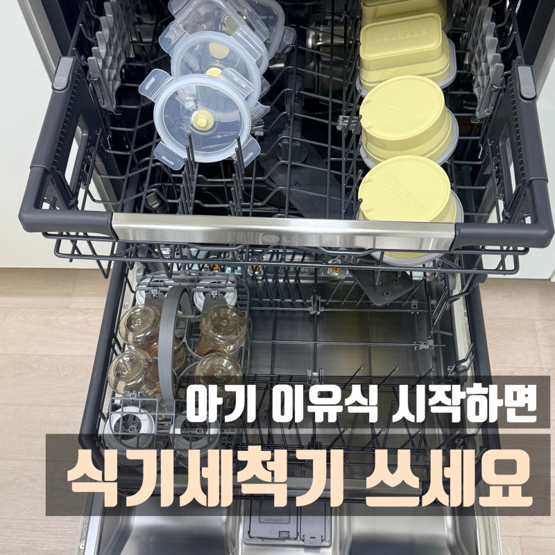 LG 식기세척기 이유식 실사용 후기: 젖병세척기만으로 부족했던 이유