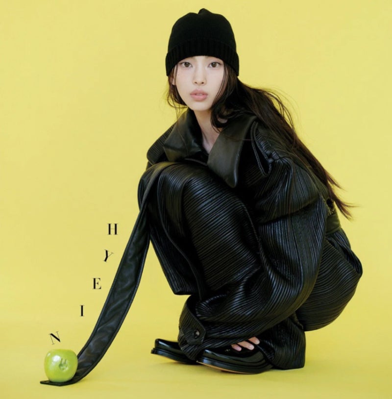 2008年生まれNewJeansヘインの写真、バザーコリア2026年9月号カバー（出典：Theqoo.net）