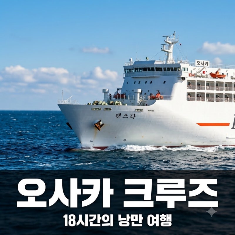 "비행기보다 설레네.." 부산에서 오사카 배편, 18시간 타보니 의외의 반전
