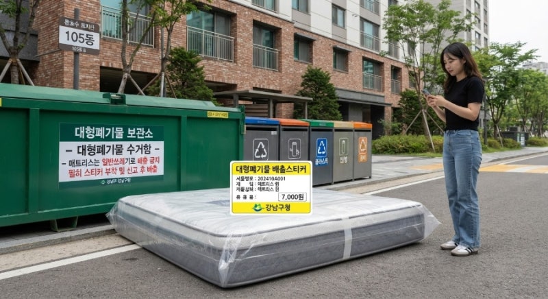 매트리스 버리는 법｜대형폐기물 신고부터 배출까지 한 번에 정리