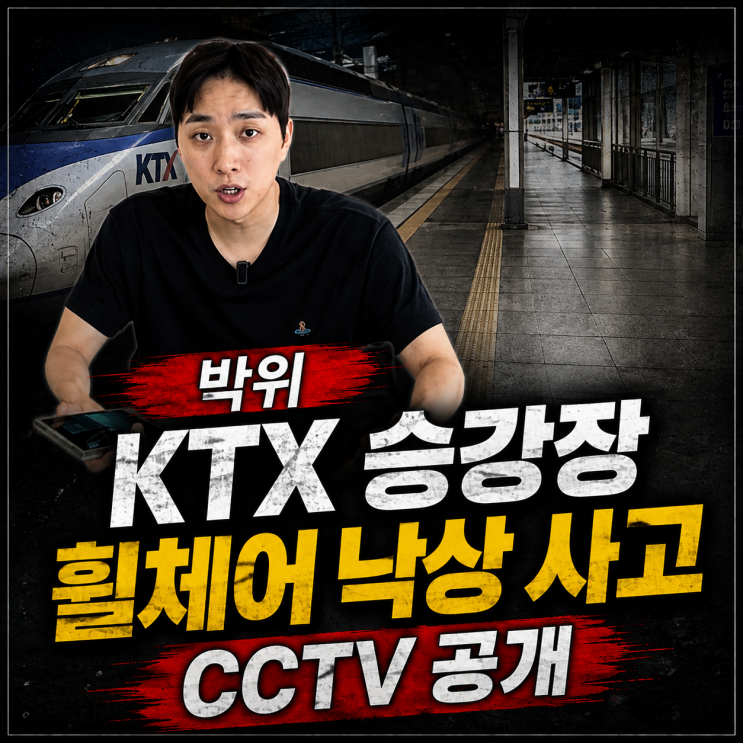 <b>박위 KTX</b> 승강장 <b>휠체어</b> 낙상 <b>사고</b> CCTV 공개 이유 및 입장 정리