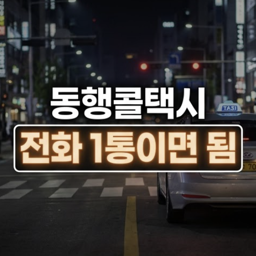 서울시 120 동행콜택시 예약 이용방법 총정리 (운영시간, 단축번호 6번, 자동결제)