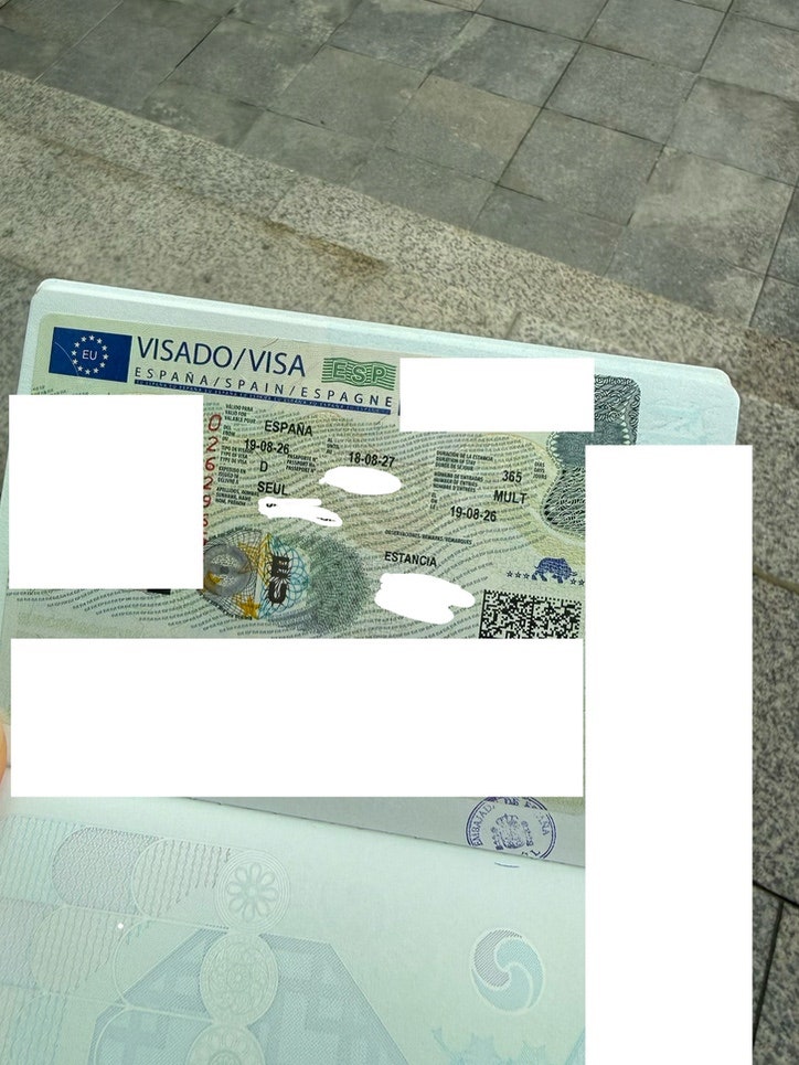 [스페인 교환학생] #11 스페인 학생비자 수령 후기