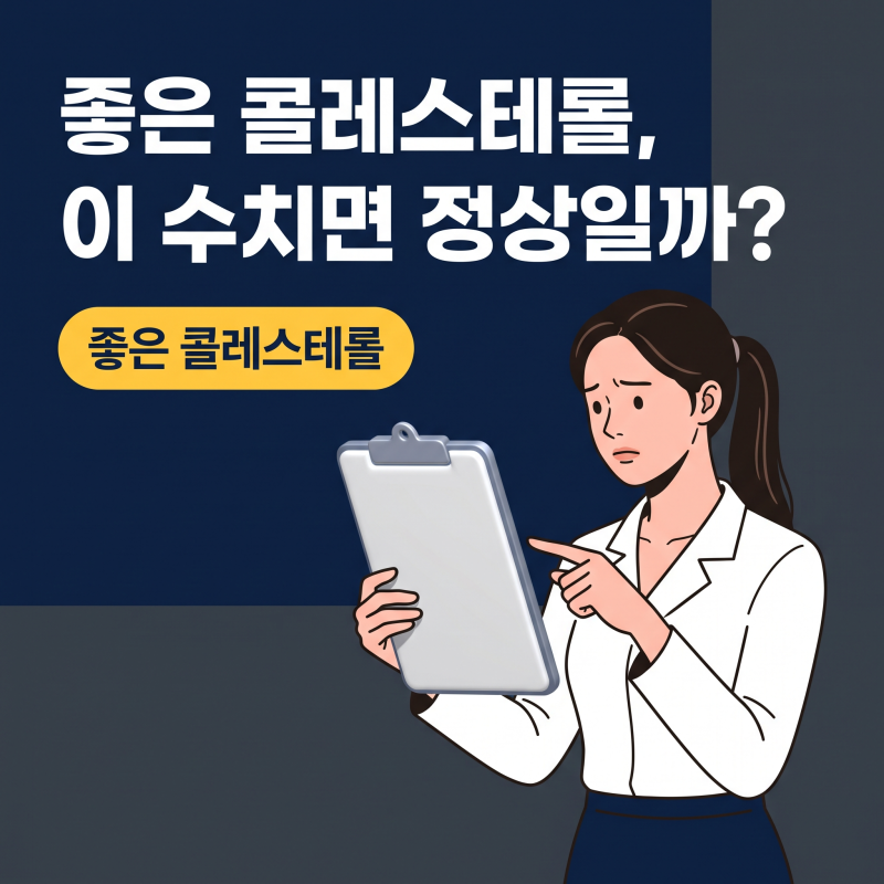 좋은콜레스테롤 수치, 건강검진 결과지 제대로 읽는 법