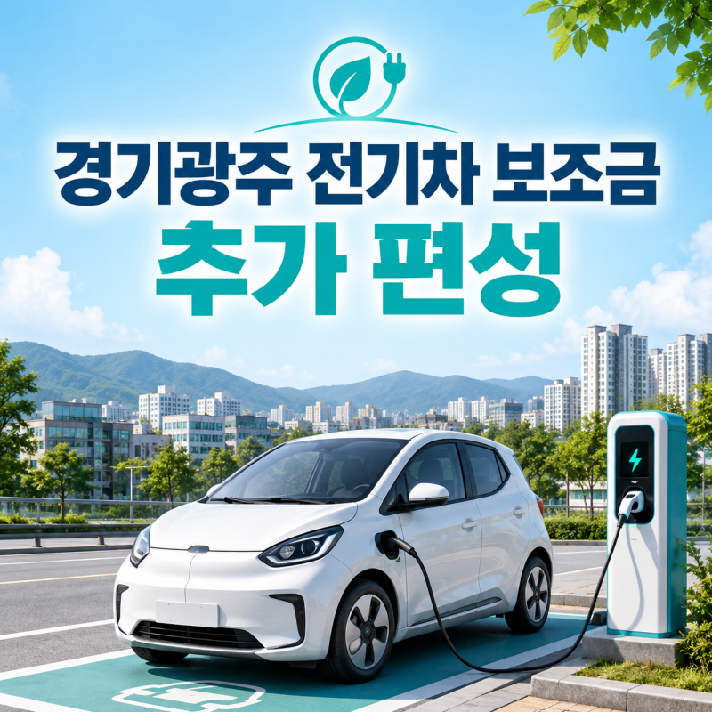 경기광주 전기차 보조금 추가 배정, 업무용 차량 구매 가능할까?