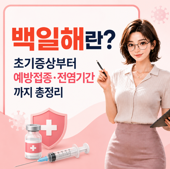 백일해란?｜초기증상부터 예방접종·전염기간까지 총정리