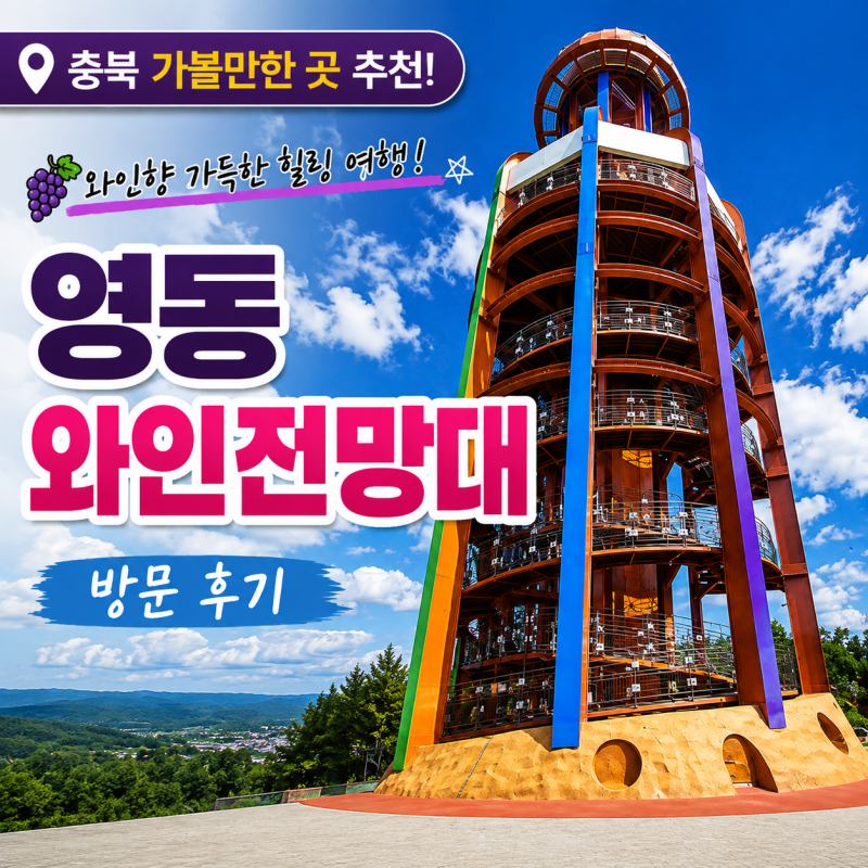 충북 가볼만한 곳 추천 l 영동 와인전망대 방문후기 (+위치, 운영시간, 주차 총정리)