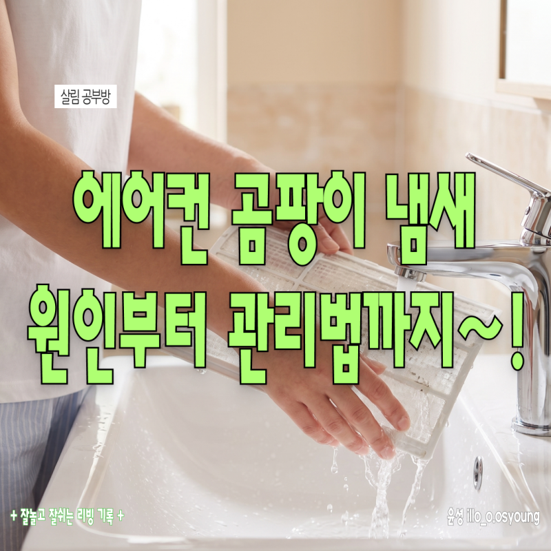 전문가가 알려준 에어컨 곰팡이 냄새 제거 3단계! 원인부터 관리법,셀프 청소 범위까지