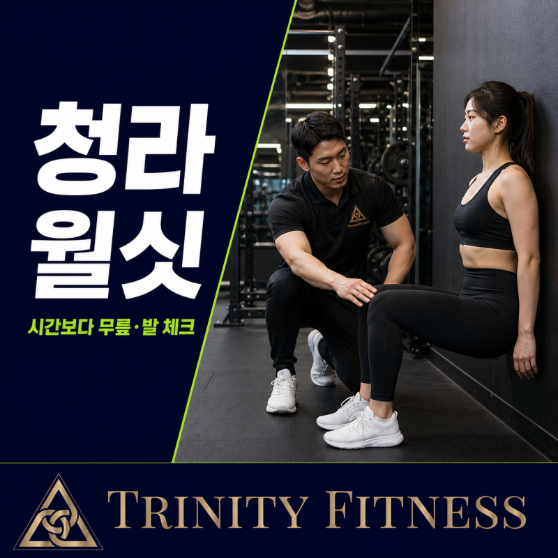 청라 헬스장 월싯 초보자라면 버티는 시간보다 무릎과 발 위치부터 맞추세요