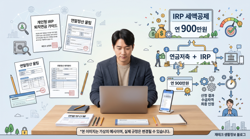 개인형 퇴직연금 IRP 세액공제 한도와 장단점 총정리｜연말정산 절세 활용법