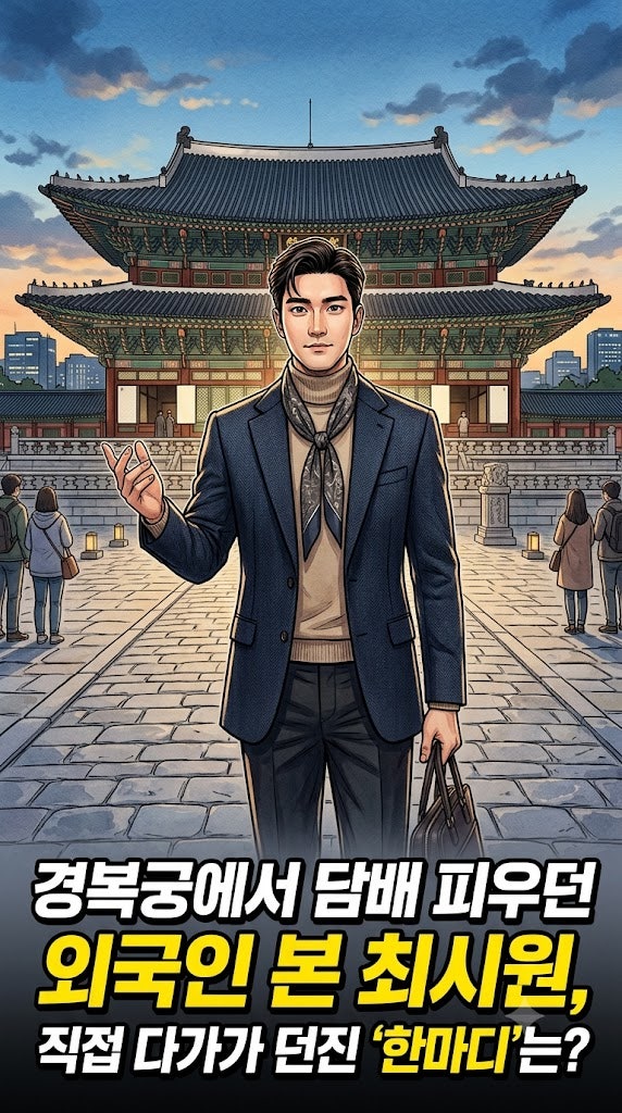 [Q] 슈퍼주니어 최시원이 경복궁에서 담배 피우던 외국인을 정중하게 제지한 이유는?