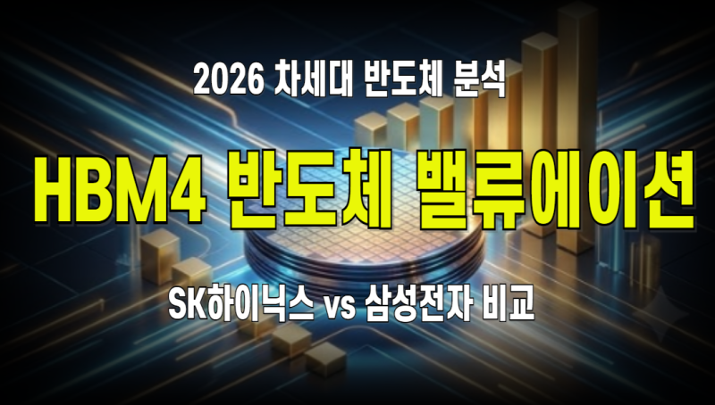 2026 HBM4 전환기 반도체 밸류에이션 분석 : SK하이닉스 vs 삼성전자 실적 전망과 주주환원 가치....