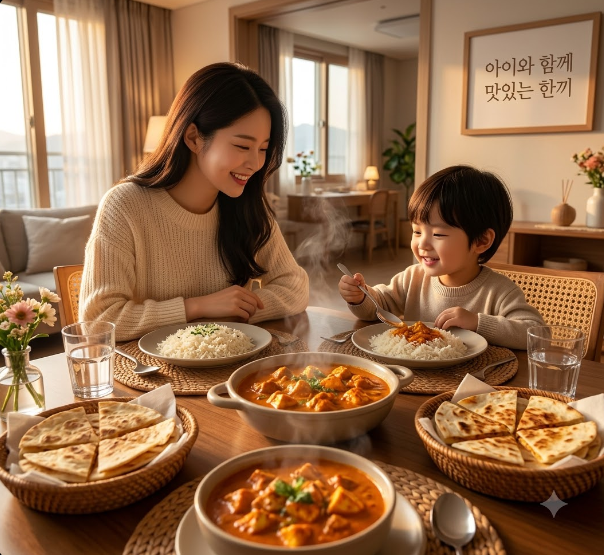 아이 최애 메뉴 등극! 얇은 대패삼겹살로 만든 '인도식 버터 마살라 커리' 황금 레시피 (풍미 ....