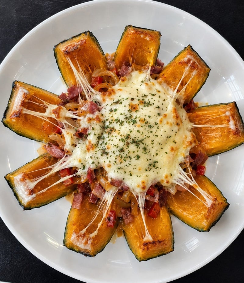 달콤한 단호박 오리 치즈구이