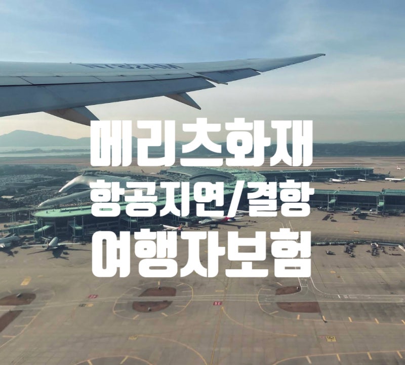 메리츠 화재 해외 여행자보험 동반인 가입시 주의사항과 항공기 지연/결항 시 청구방법