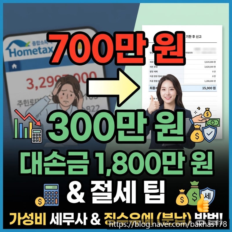 종합소득세(종소세) 기한후 신고와 대손금 처리, 징수유예신청까지