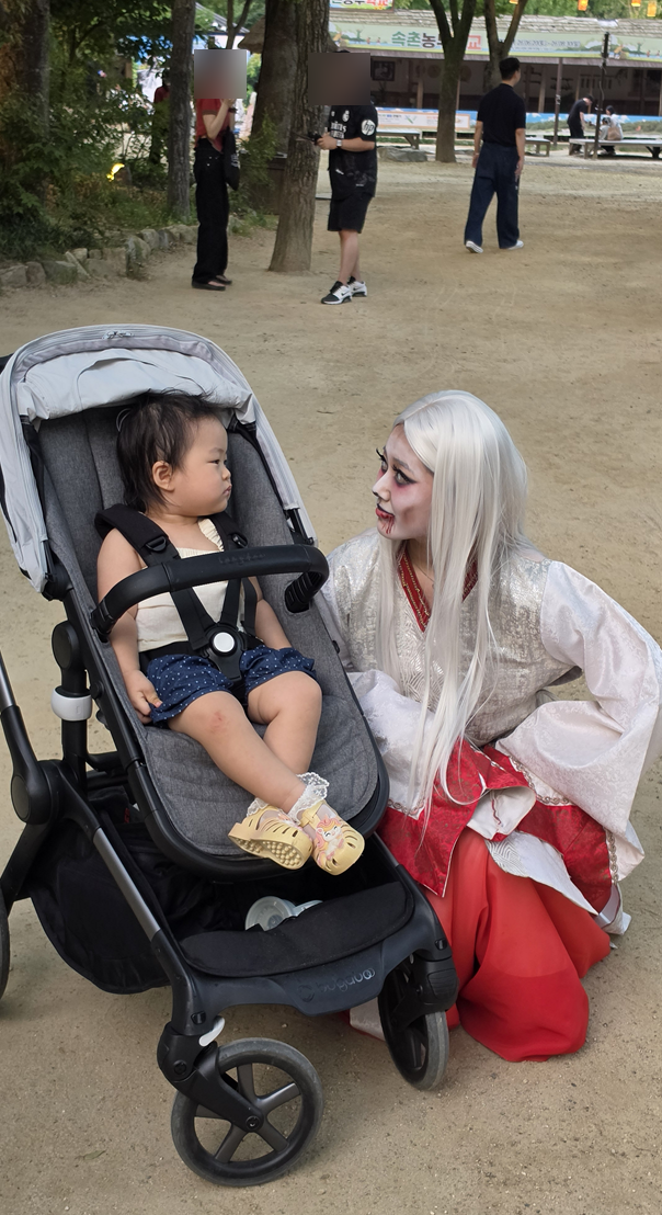 Yongin Korean Folk Village Horror Experience | Summer Outing with a 24-Month-Old Baby