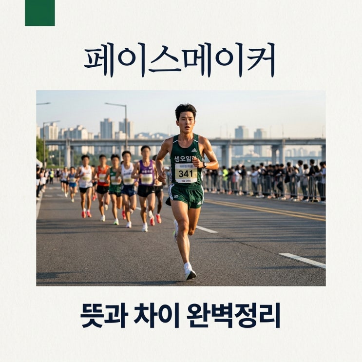 <b>페이스메이커 뜻</b>, 스포츠 의학부터 피스<b>메이커</b> 차이까지 총정리