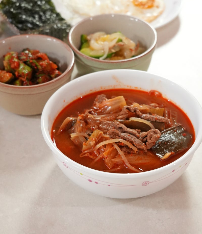 구이용으로도 맛있는 소고기 육개장 끓이는법