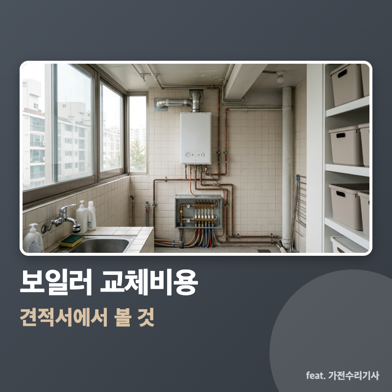 보일러 교체비용, 견적서에서 진짜 봐야 할 항목 (보일러 교체 시기·전세)