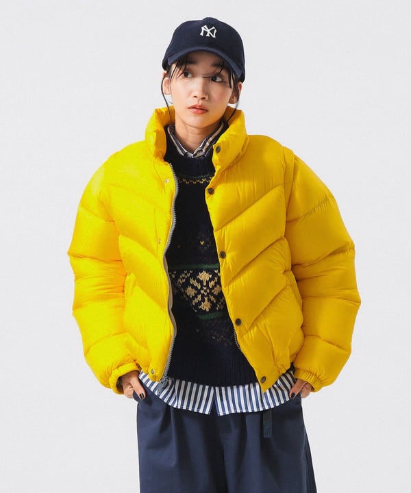 시에라디자인 x 빔즈 협업 2WAY 여성 다운 패딩 파카 26시즌 SIERRA DESIGNS BEAMS BOY 2WAY Short Down