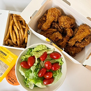 bhc 쏘이갈릭킹 허니 간장치킨 뿌링클나쵸가 맛도리