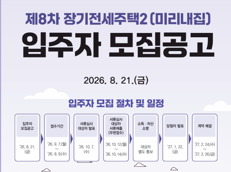 서울시 8차 장기전세2 미리내집 모집공고 총정리! 주요 단지 및 신혼부부 필승 청약 전략