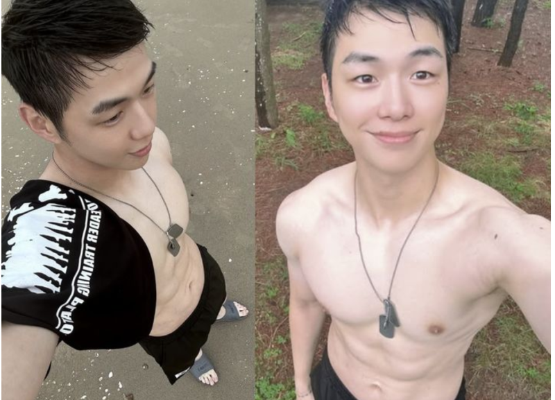 무대 떠난 지 6개월, 강다니엘 휴가 근황, 바짝 복근과 ‘팔토시’가 보여준 군생활