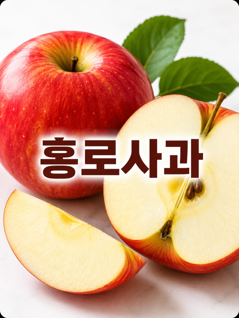 홍로 사과 제철 언제? 마트에 나온 햇사과 특징 맛 보관법 정리