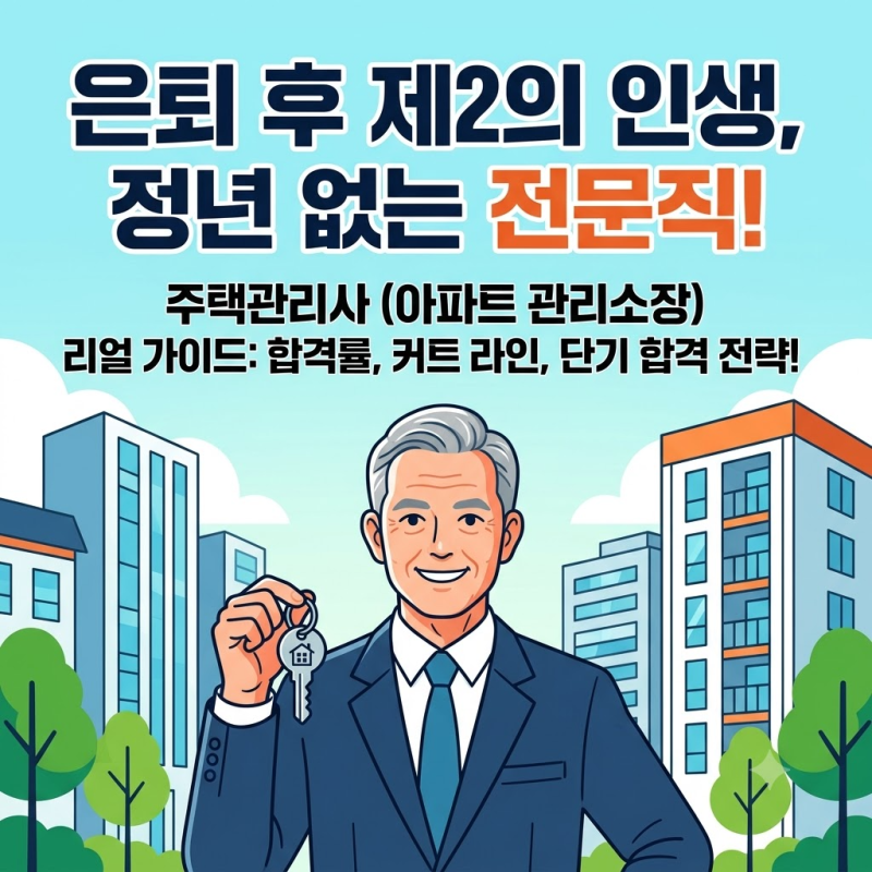 주택관리사 합격률 및 상대평가 커트라인 "몇 점 받아야 합격선에 들까?" 1차 2차 과목별 합격....