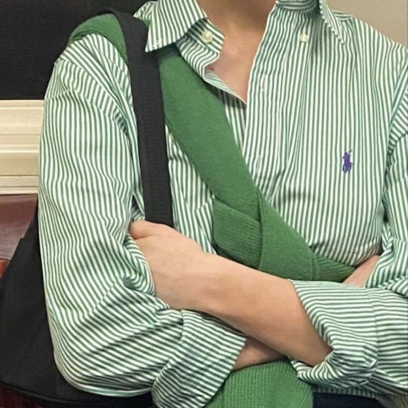 유행 안 타는 여자 폴로 셔츠 사이즈별 가을 코디 모음
