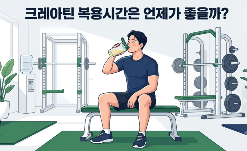 크레아틴 복용법, 언제 먹어야 할까?