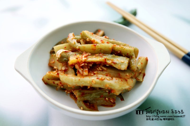 오이지무침 레시피 오이장아찌무침 만드는법