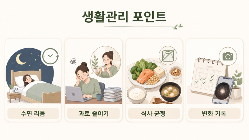 [피부질환 시리즈 - 원형탈모 3] 원형탈모 진료 시 확인할 부분들