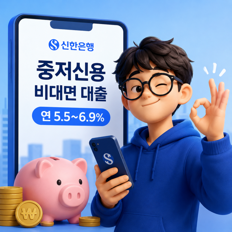 “신용점수 하위 50%인데 1금융권 대출이? 씬파일러 살린” 신한은행, 중저신용자 비대면 대....