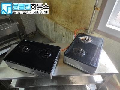 남양주공장청소 기숙사 식당 주방 청소 깔끔한 윤클린하우스