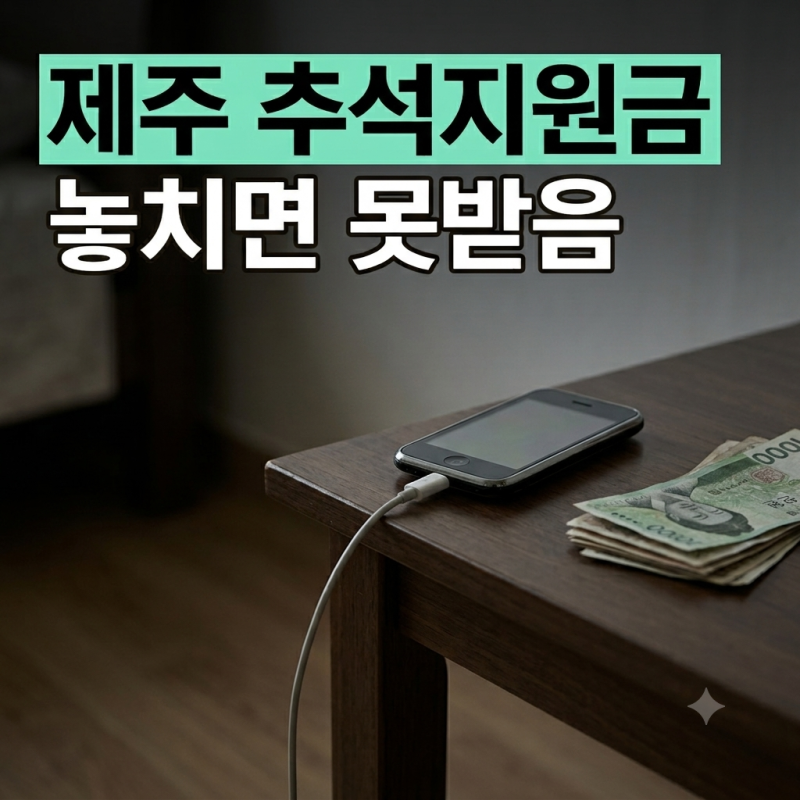 2026 추석 민생지원금 제주도 지급 총정리 놓치면 그대로 끝납니다