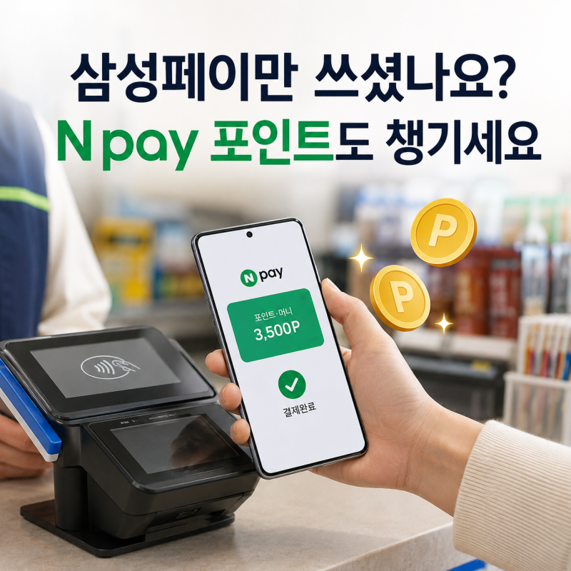 [갤럭시 꿀팁] 삼성페이 자주 쓰신다면 확인하세요! Npay로 결제하고 포인트 받는 방법