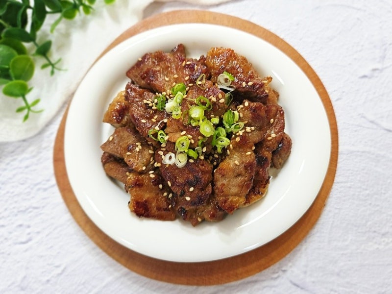 돼지목살요리, 간이 딱 맞는 돼지갈비양념 레시피로 만든 목살갈비