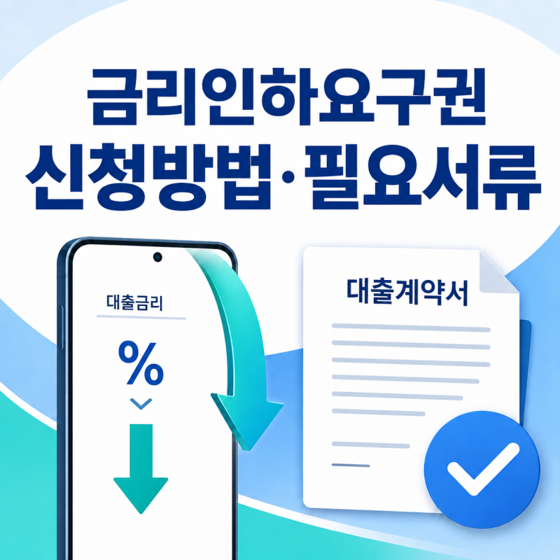 금리인하요구권 신청방법｜필요서류·조건·결과 통보까지