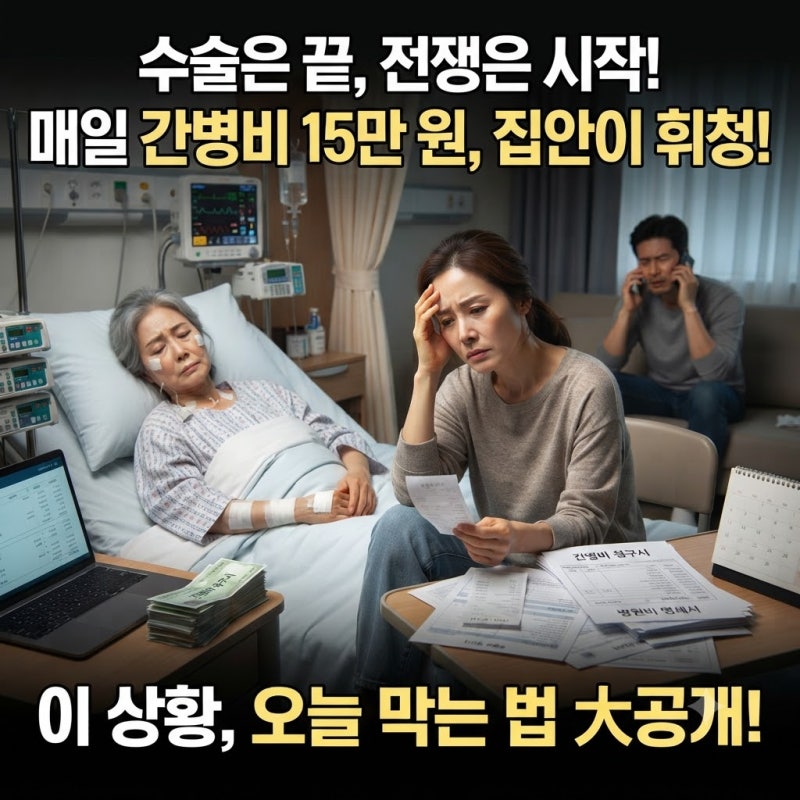 간병보험, 치료비보다 무서운 '간병비' 막는 법 — 약관으로 뜯어본 간병인지원 입원일당 완....