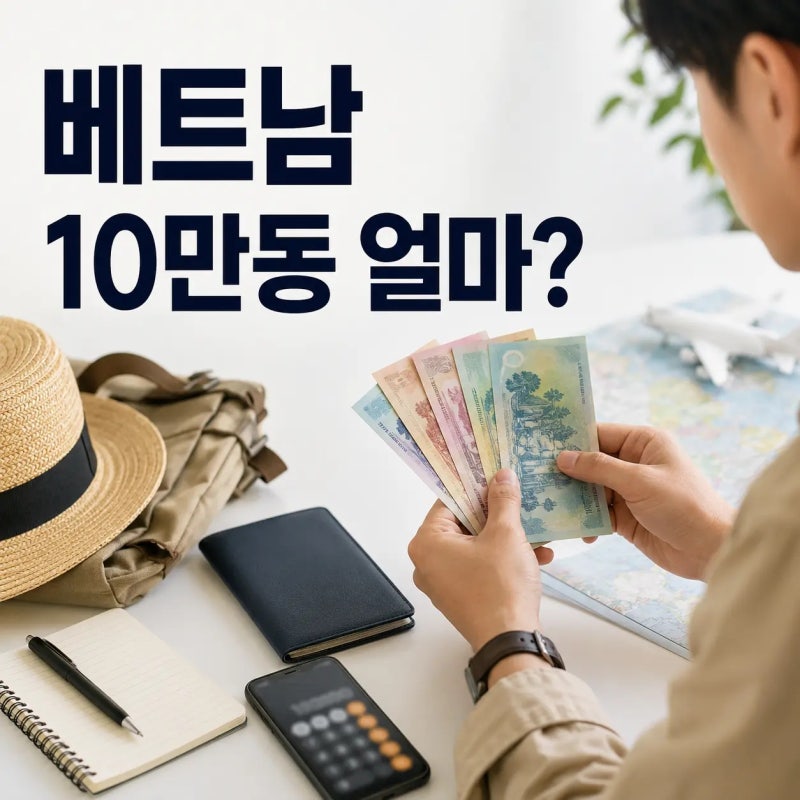 베트남 환율, 10만 동 얼마일까? 여행 전 이것만 기억하세요