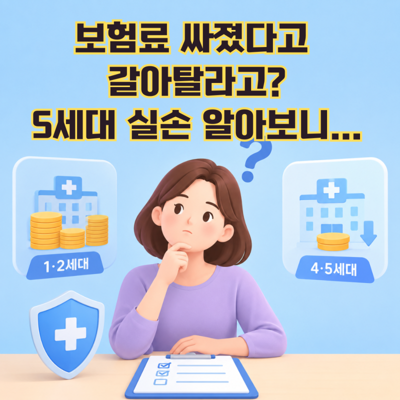 실손보험 세대구분? 세대별 차이와 세대 구분 방법