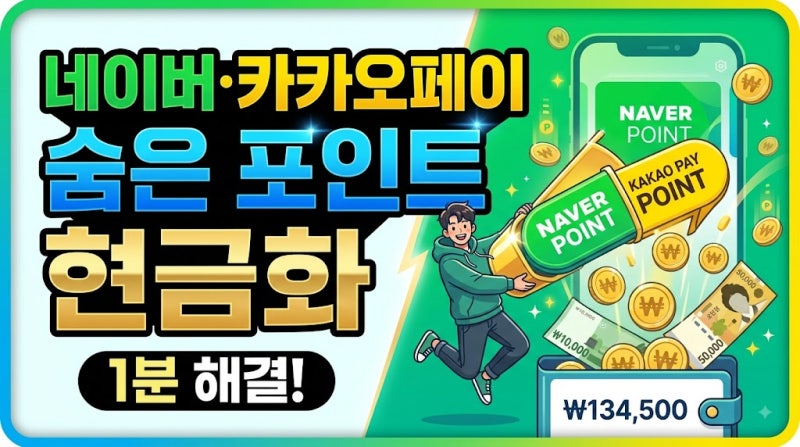 네이버·카카오페이 숨은 포인트 현금화