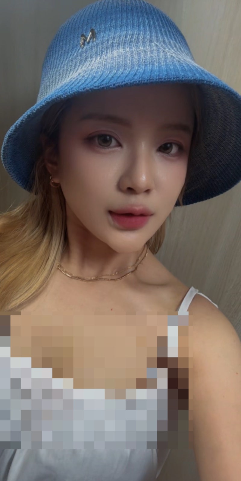 마스케라 마스케라 모자 리네아 그라데이션 버킷햇 여름 여성버킷햇 착용 후기