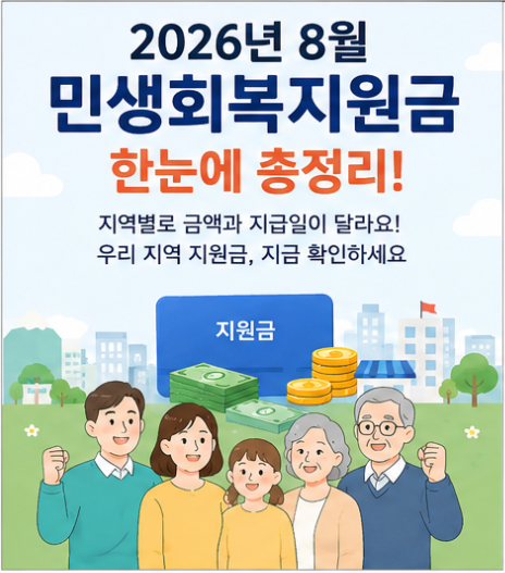 민생지원금 우리 지역은 얼마 받을까? 지자체 민생회복지원금 신청방법, 사용기간, 지급시기....