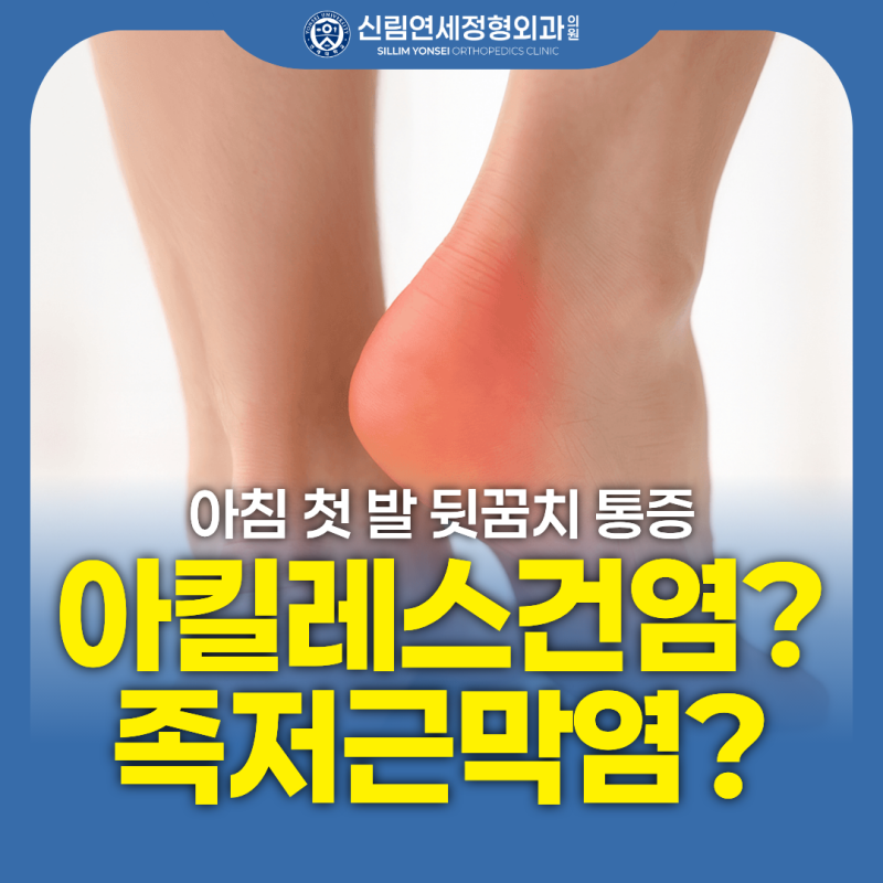 아침 발뒷꿈치 통증, 아킬레스건염vs족저근막염 무엇이 다를까? 증상・통증 위치・치료방법 ....