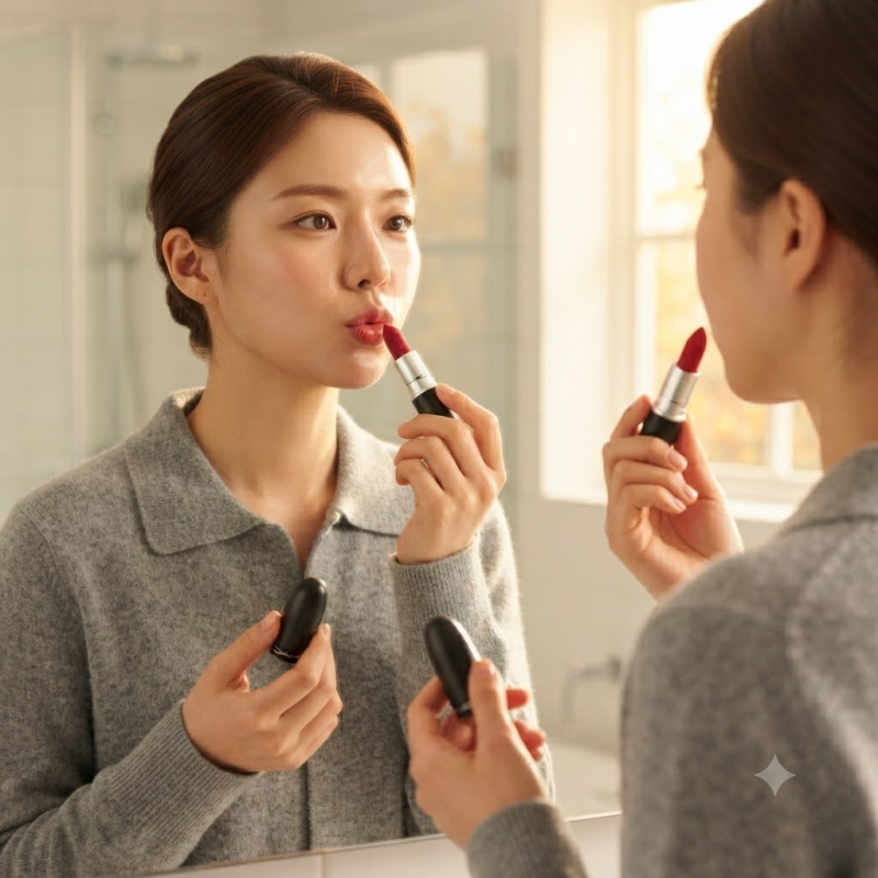맥립스틱 가을 데일리 쿨톤 웜톤 레드립 뭐가 예쁠까
