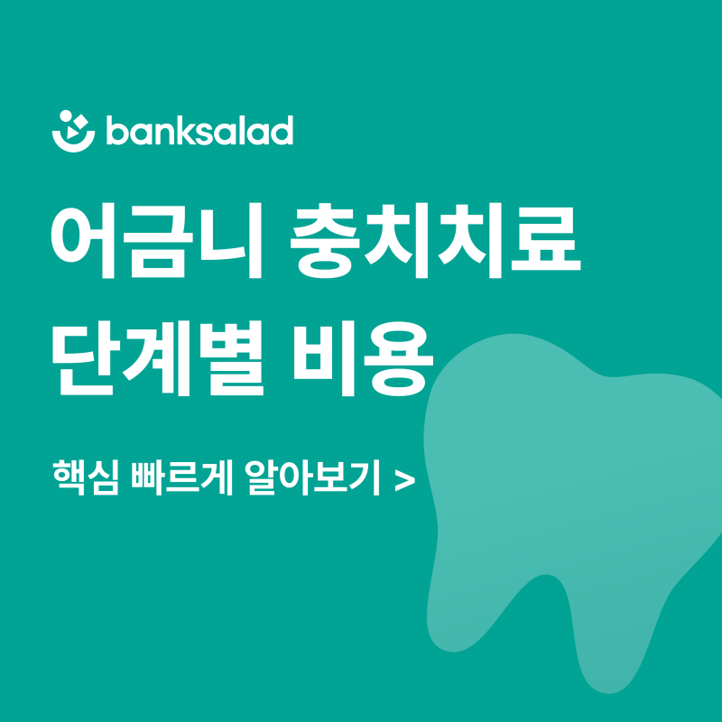 어금니 충치치료 비용 | 충치치료 재료 가격, 치아보험, 실비 보장 총정리