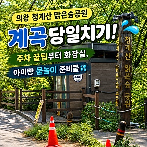 의왕 청계산 맑은숲공원 계곡 당일치기! 주차 꿀팁부터 화장실, 아이랑 물놀이 준비물